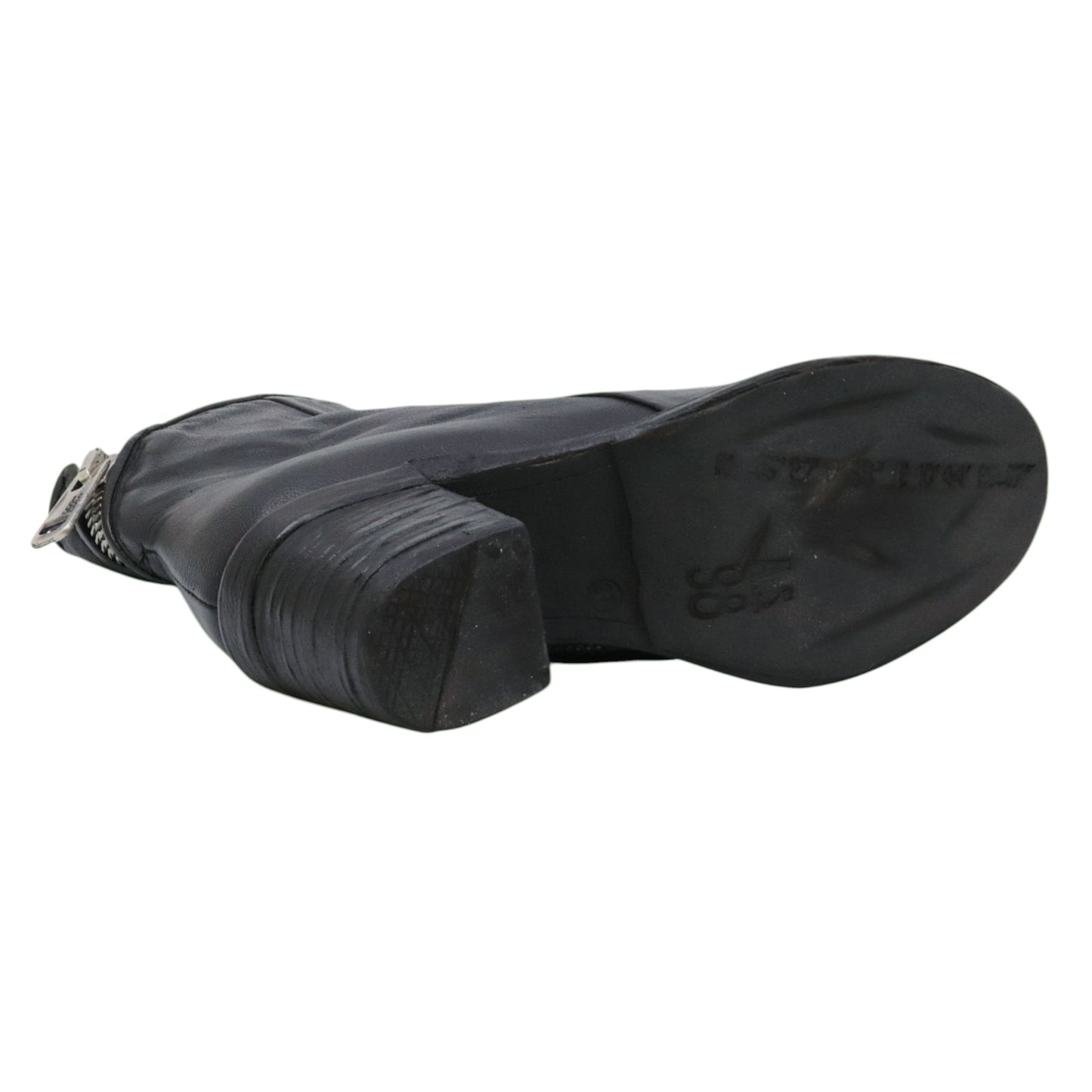 AS98 Jase A24208 stivaletto donna in pelle nera
