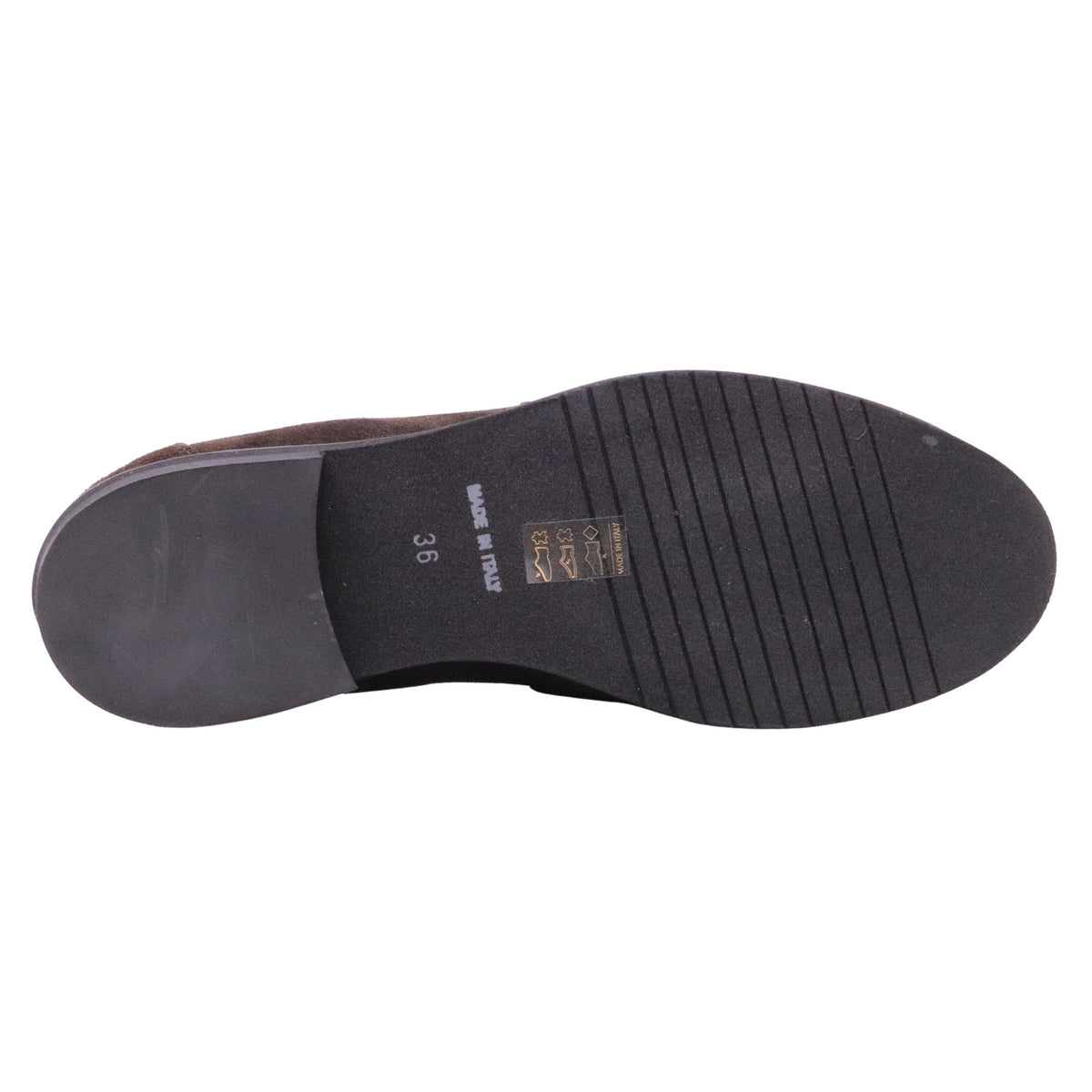 Ranyé 250 mocassino donna in camoscio marrone Made in Italy