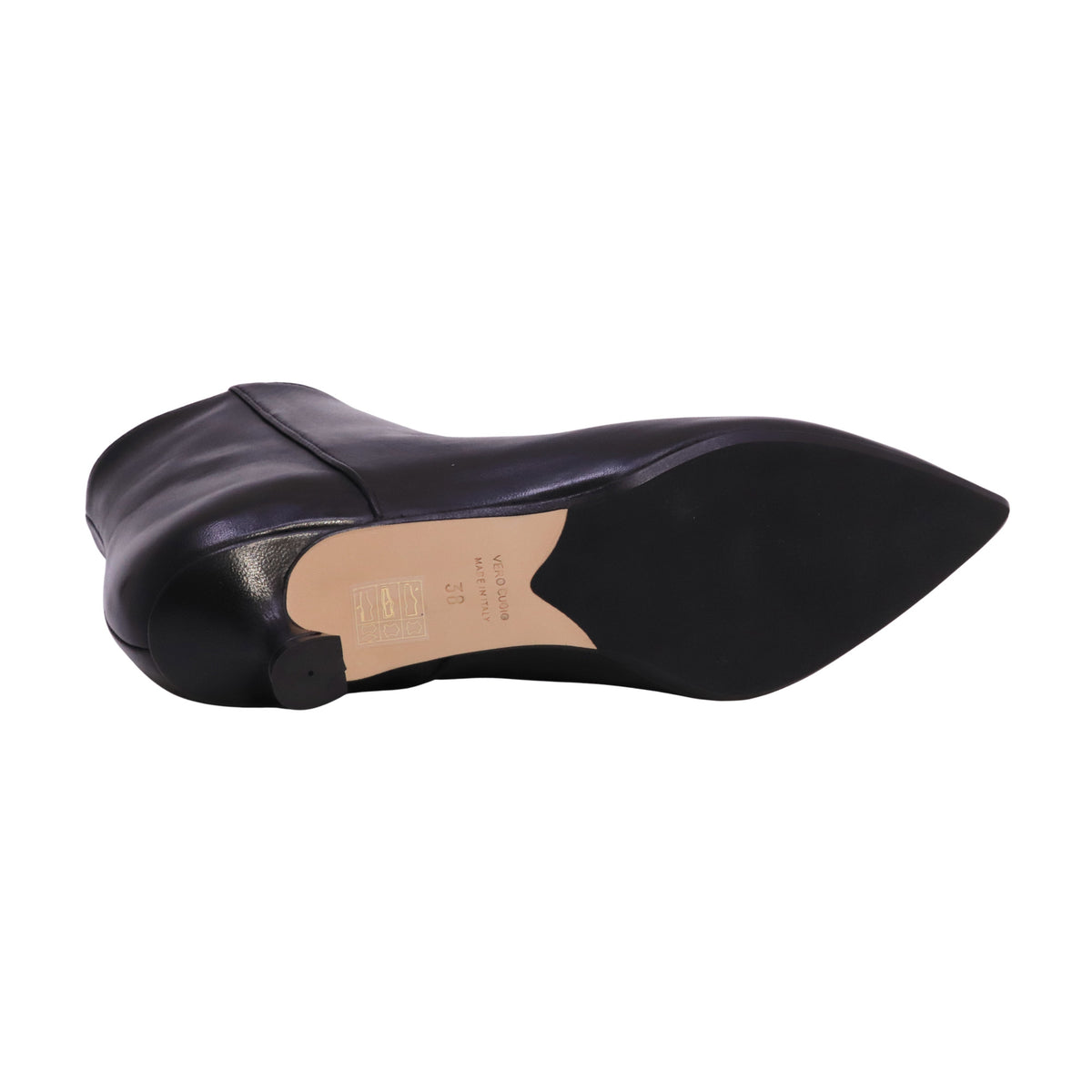 Anna F. 8017 Nappa Nero stivaletto tronchetto donna in pelle nera