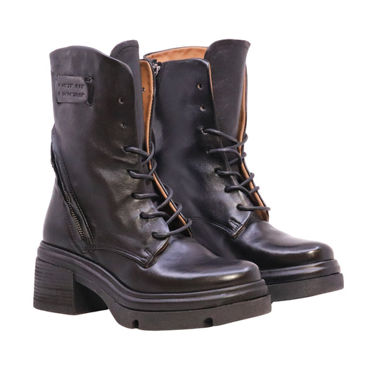 A.S.98 Eden A89229 Nero stivaletto donna in pelle nera