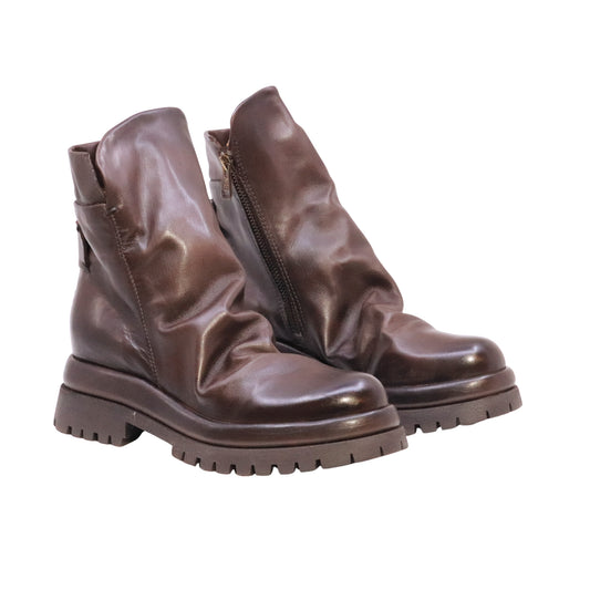 A.S.98 Deirdre B51240 Ebano stivaletto donna in pelle marrone