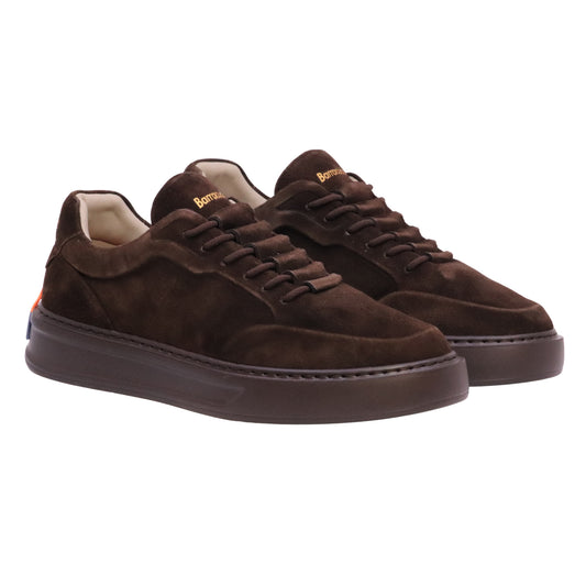 Barracuda Phoenix BU3510 sneaker uomo slip-on in camoscio Pepe marrone scuro