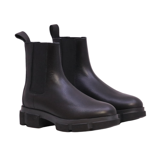 Copenhagen Studios CPH570 Vitello Black Chelsea boot donna in pelle nera