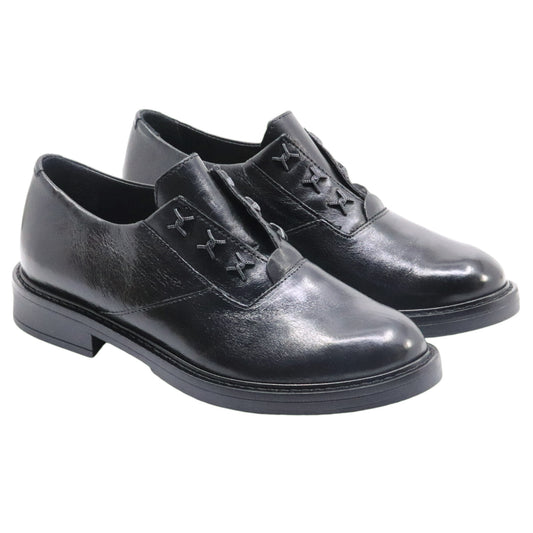 Scarpa Mjus T81107 da donna in pelle nera