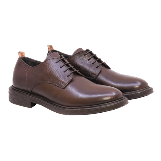 Moma 52421A Arizzona Raw Caffè stringata Derby uomo in pelle marrone