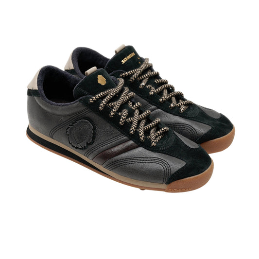 Satorisan Stardust Premium EVO Winter Smoke sneaker uomo in pelle nera
