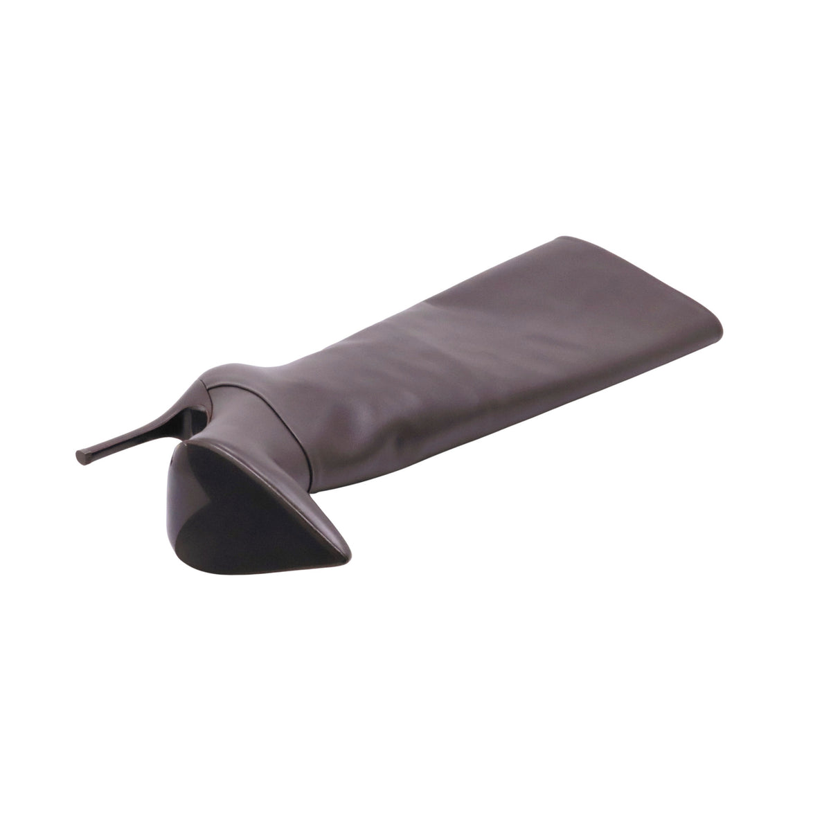 Sergio Levantesi Layla67 Tryde stivale donna in pelle marrone Ebano con tacco 10 cm