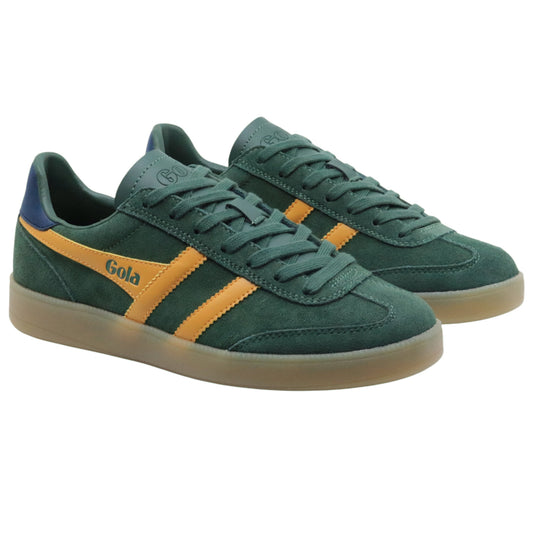 Sneaker uomo Gola Viper Trainers in camoscio verde