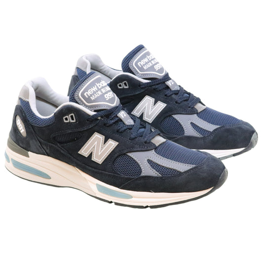 New Balance 991 V2 sneaker unisex in tessuto e camoscio blu