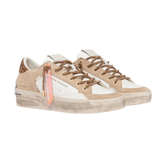 Crime London Skate Wedge Champagne Dust 29154 sneaker donna