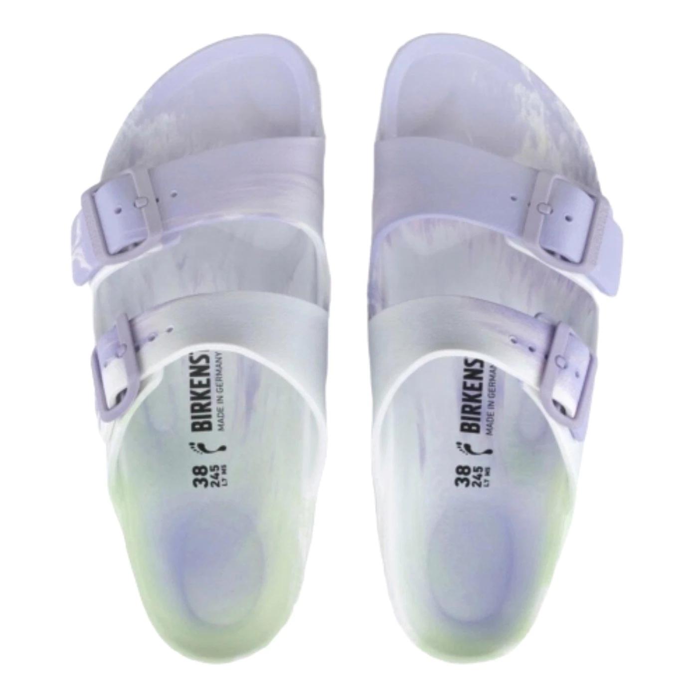 Birkenstock Arizona EVA Faded Lime Multicolor sandalo donna uomo waterproof ultraleggero