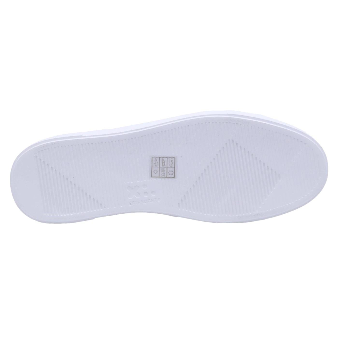 Sneaker uomo Crime London 17700 Extralight in pelle bianca