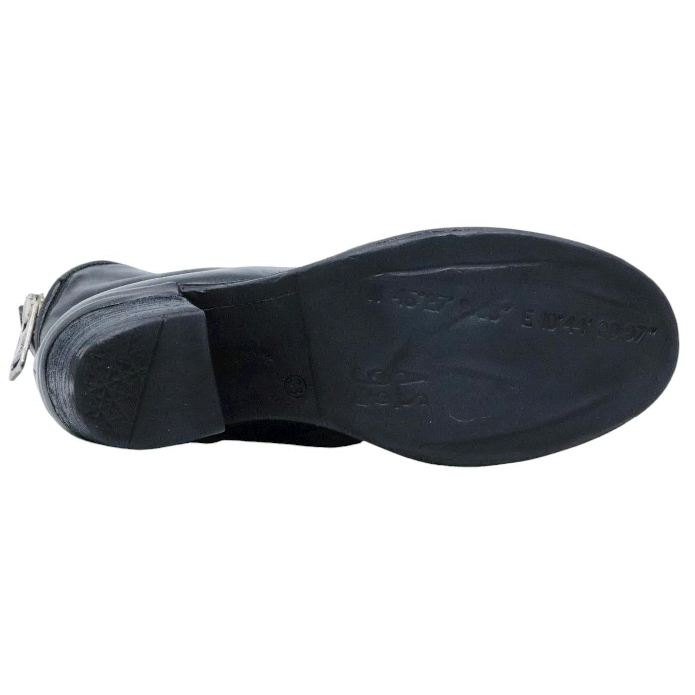 Tronchetto donna AS98 Jase A24208 in pelle nera