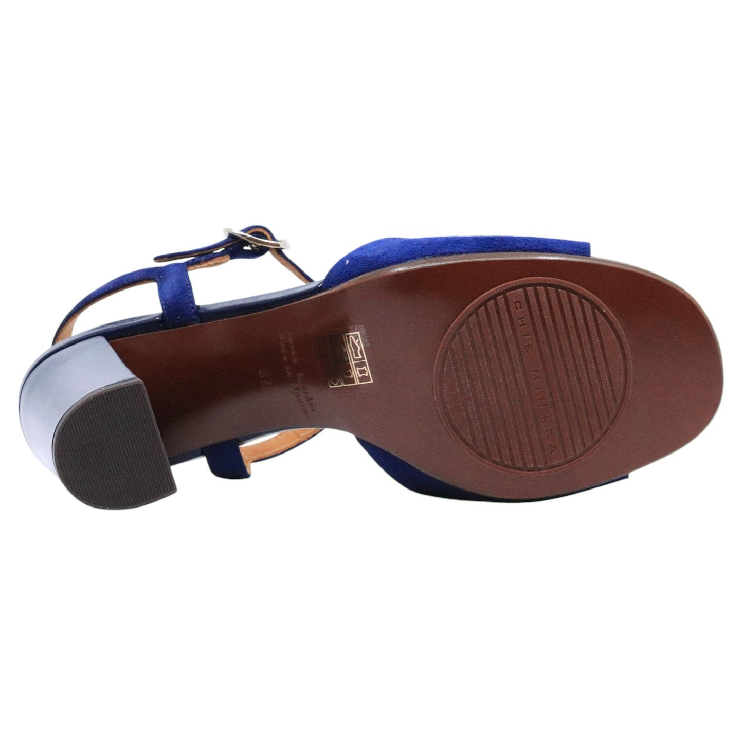 Chie Mihara Belala sandalo donna in camoscio blu marino
