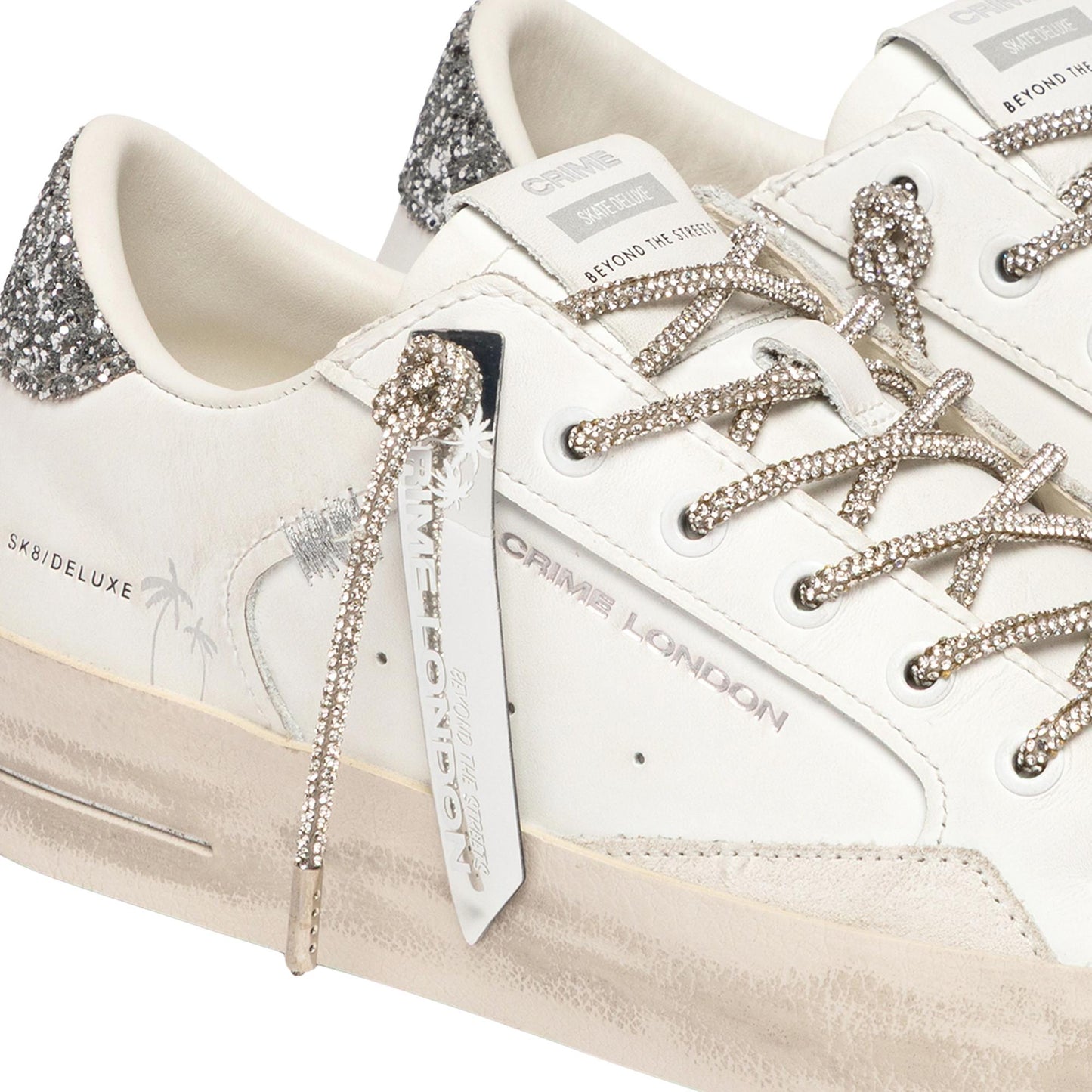 Crime London SK8 Deluxe Always Shining 29111 sneaker donna in pelle