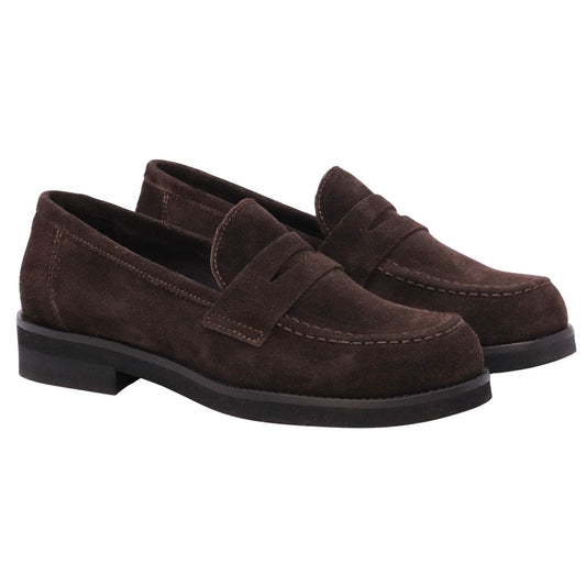 Mocassino donna Ranyé 250 in camoscio marrone