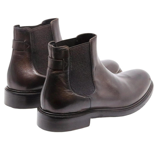 Chelsea Boot uomo Crispiniano 405 in pelle marrone