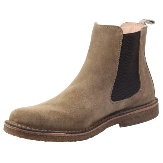 Astorflex Bitflex 604 chelsea boot uomo in camoscio taupe
