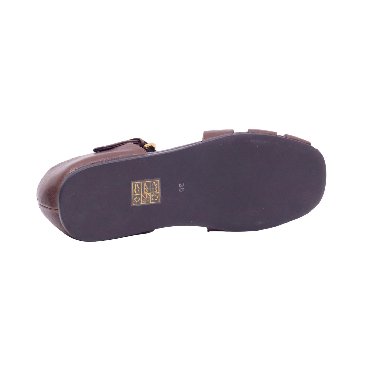 Jeffrey Campbell Theorize sandalo donna in pelle dark brown