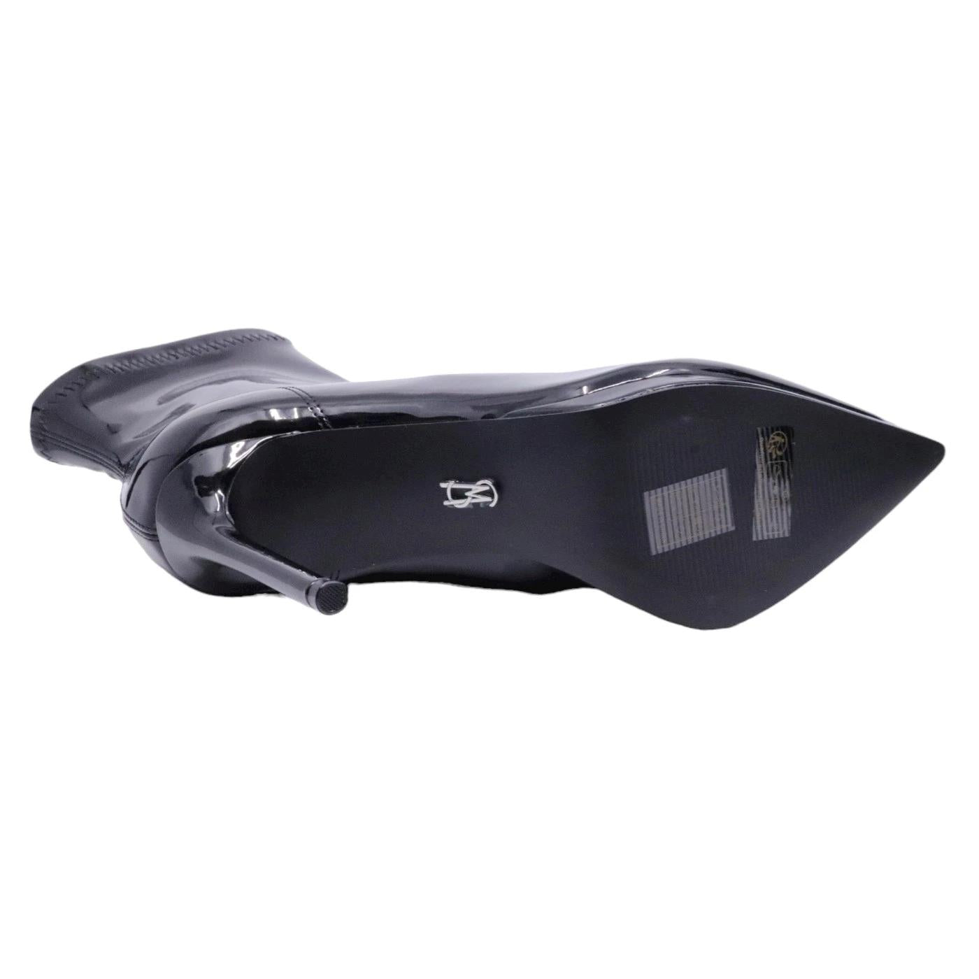 Steve Madden Kaylani tronchetto donna elasticizzato effetto similpelle in vernice