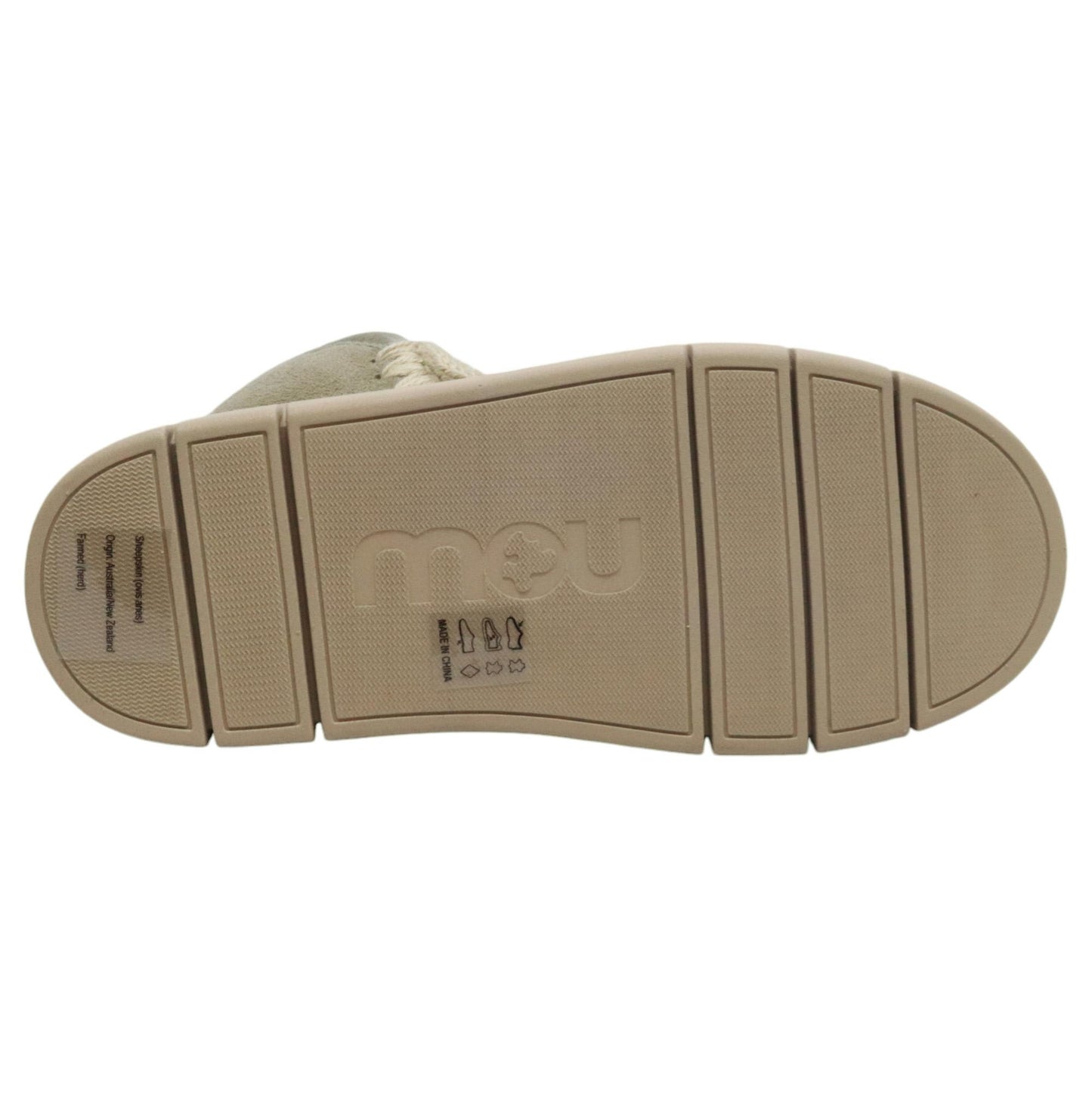 Sneaker MOU Eskimo Bounce 531009 in pelle di montone verde
