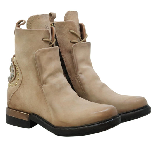 AS98 Aria B80231 anfibio donna in pelle beige chiaro<BR/>