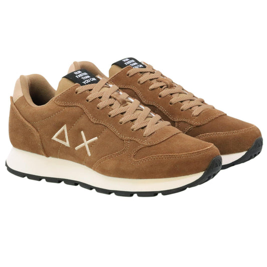 SUN68 Tom Suede Z45106 sneaker uomo in suede marrone