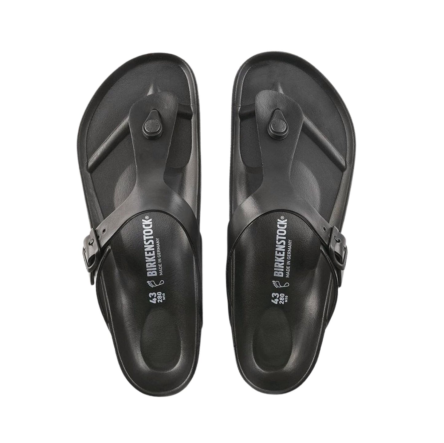 Birkenstock Gizeh EVA infradito donna uomo in EVA nero ultraleggero waterproof regular fit