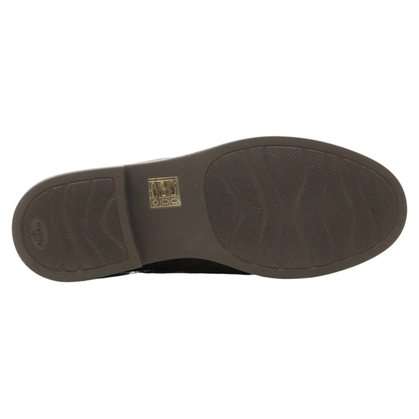 Pawelk's 15327 scarpa oxford da uomo in pelle nera