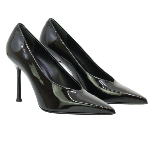 Sergio Levantesi Modern56 décolleté donna in pelle vernice nera