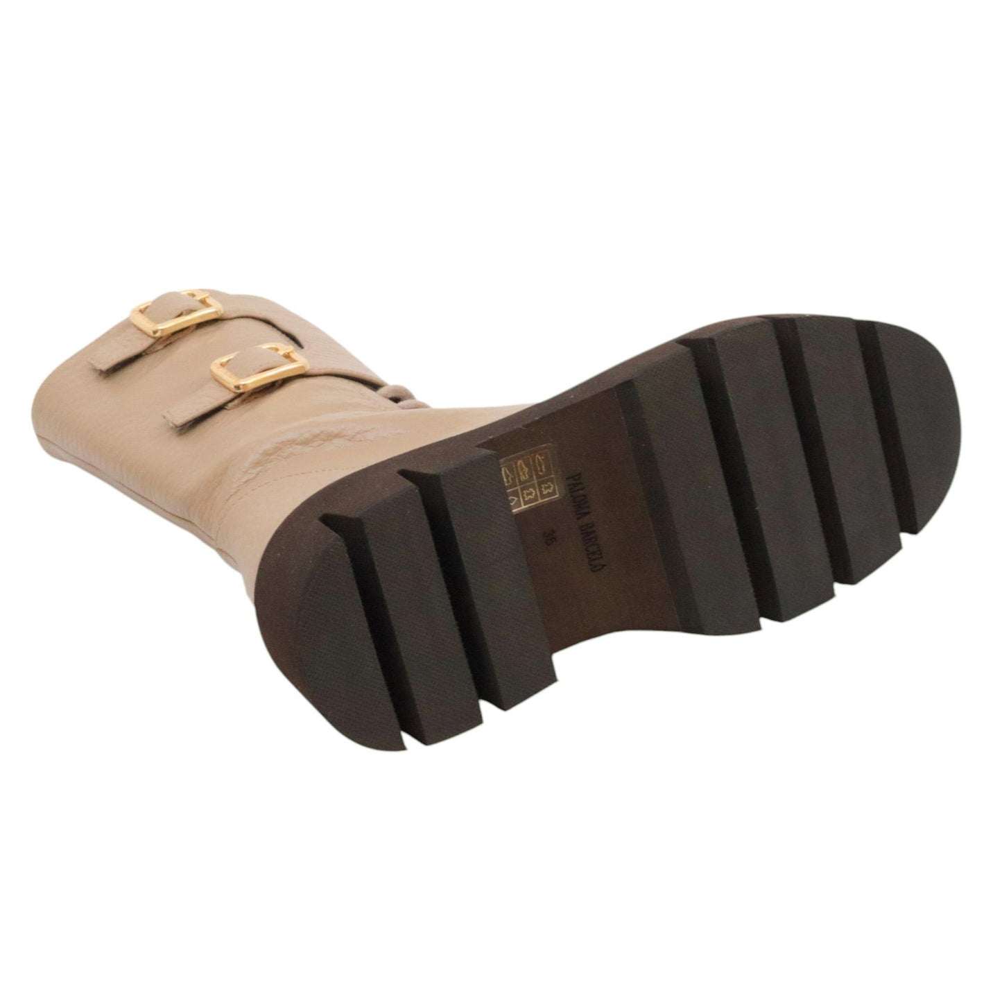 Paloma Barceló Comba stivaletto donna in nappa taupe