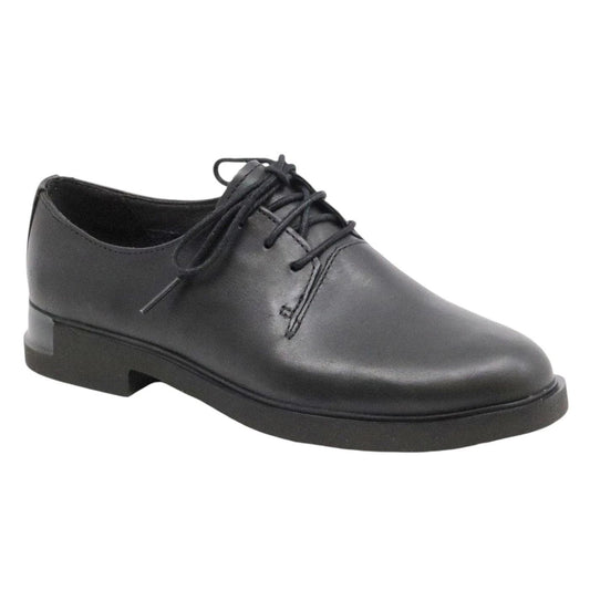 Scarpa allacciata Camper da donna in pelle di colore nero