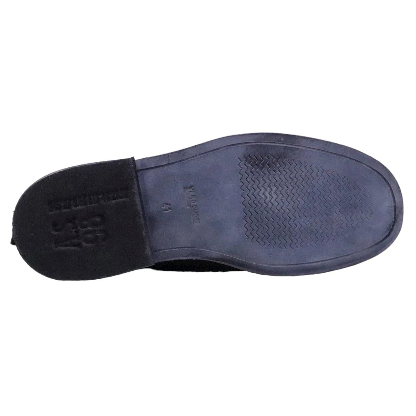 AS98 Antol U97105 scarpa allacciata uomo in pelle nera