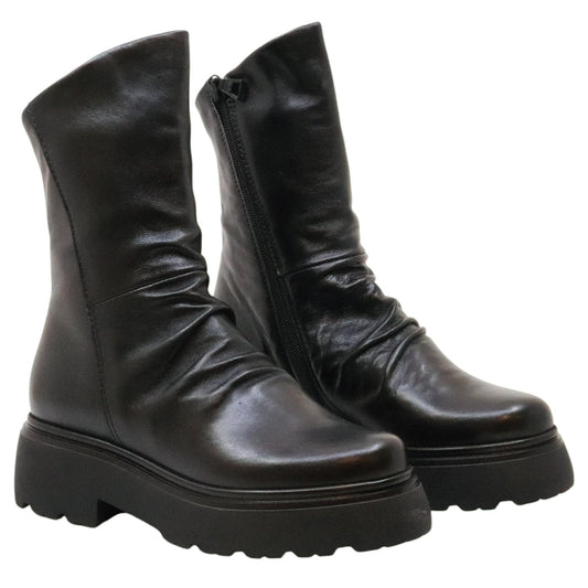 MJUS Ortone L44208 stivaletto donna in pelle nera L44208NERO MJUS