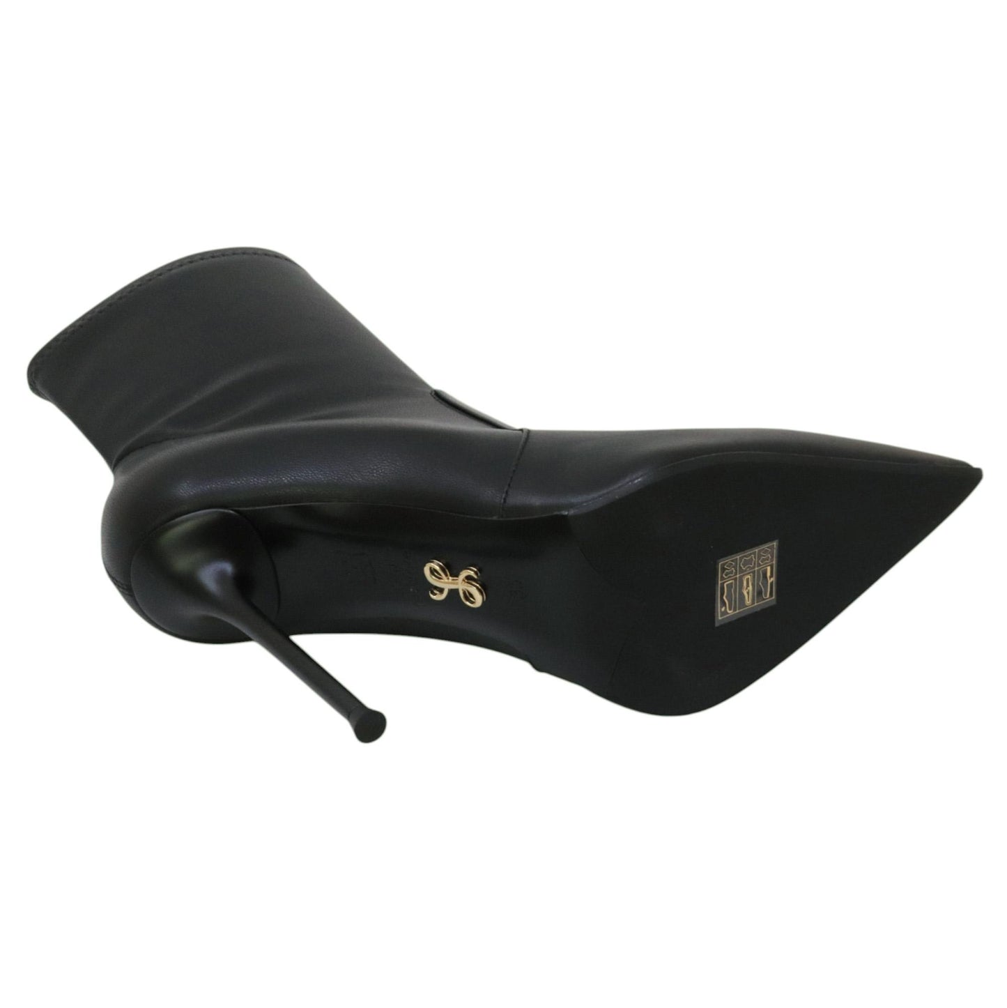 Sergio Levantesi Loretta56 tronchetto donna in pelle elasticizzata nera