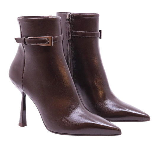 Chantal 2732 tronchetto donna pelle verlux marrone