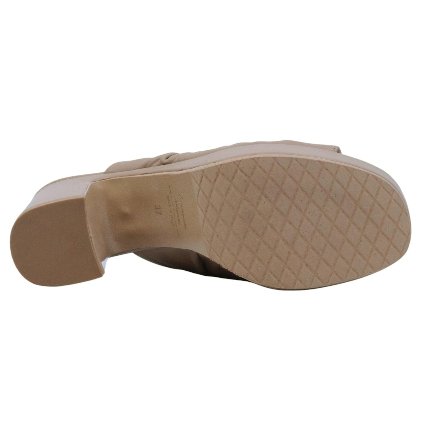 Sandalo con tacco Ehm Randy in pelle camel