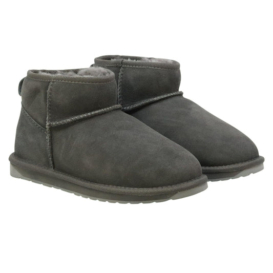 Emu Australia Stinger Micro stivaletti donna in montone grigio antracite