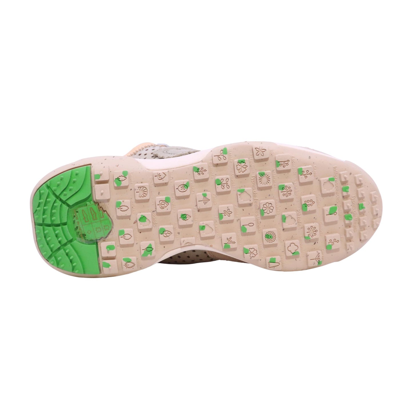 Satorisan Chacrona Laser Premium Urbanite Green sneaker donna in pelle laserata