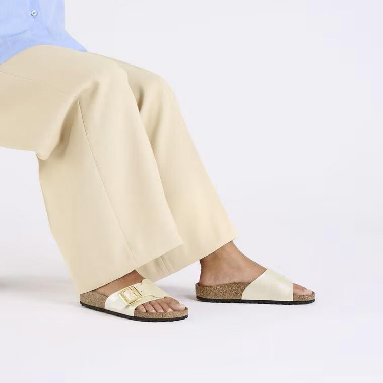 Birkenstock Catalina Graceful sandalo da donna bianco perla