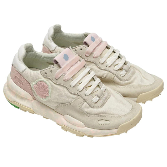 Satorisan Chacrona Linen sneaker donna in lino bianco