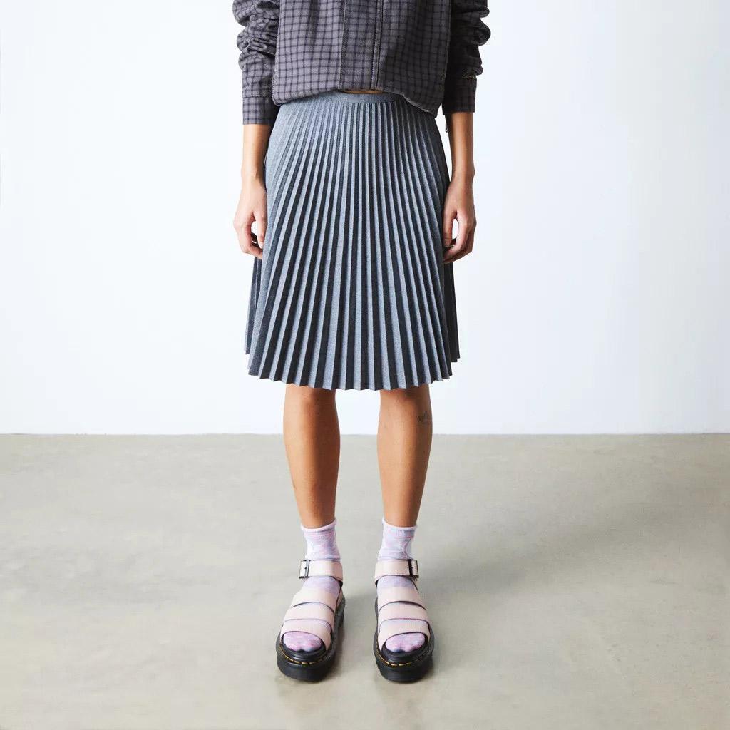 Dr Martens Blaire Athena sandalo donna in pelle rosa.