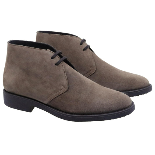 Antica Cuoieria 17671 polacchino uomo in camoscio gianduia