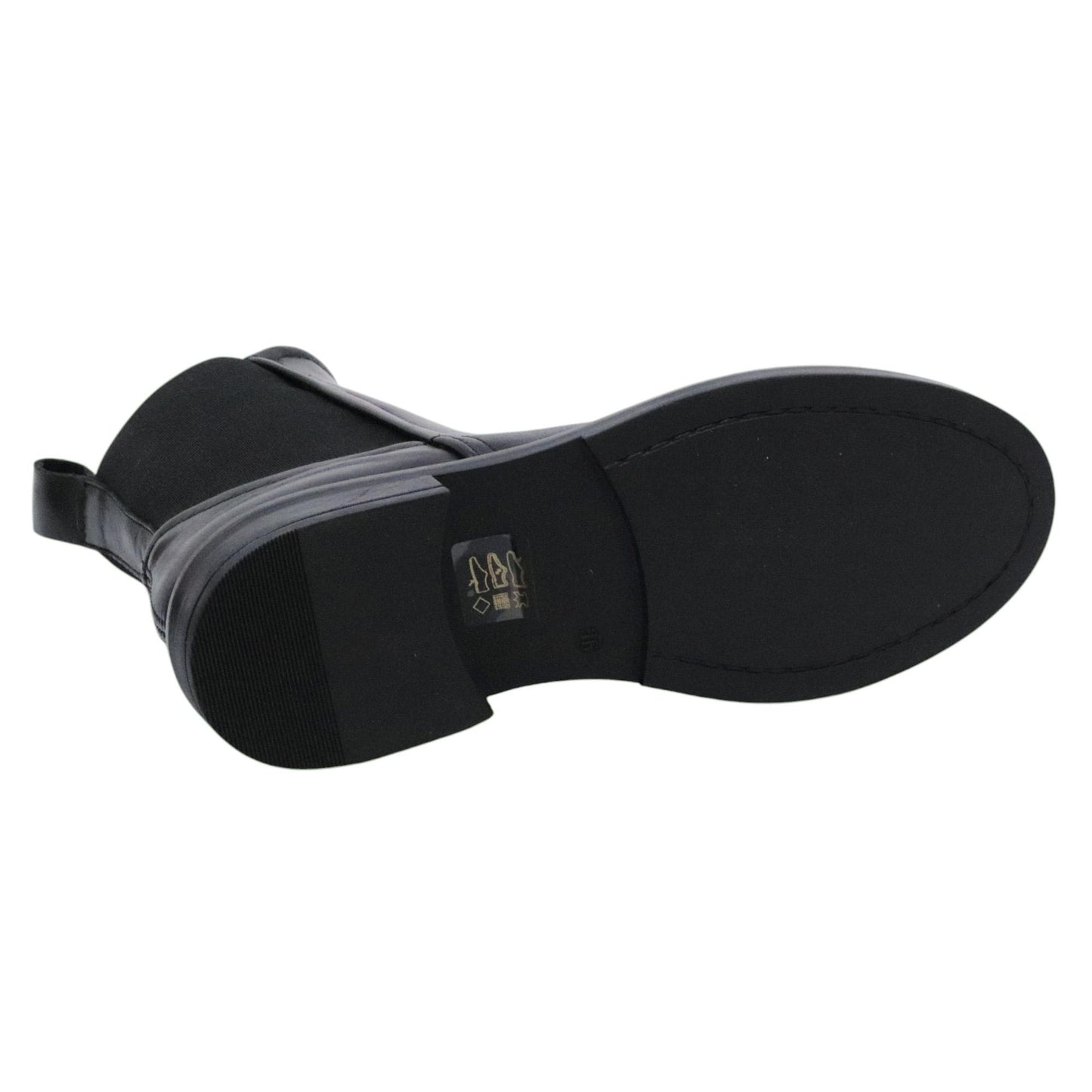 MJUS T81223 Fatima chelsea boot donna in pelle nera