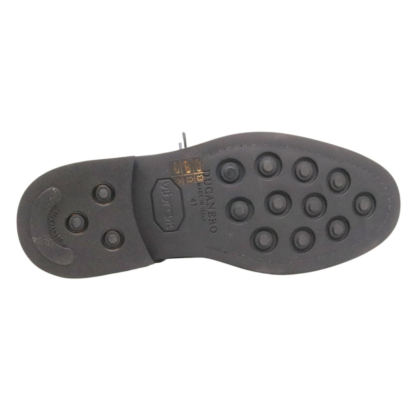 Ducanero 2755 scarpa derby uomo in pelle lucida nera