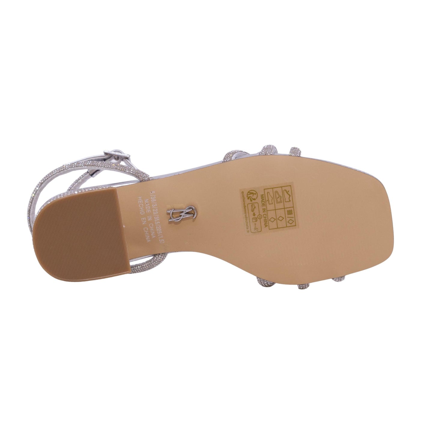 Steve Madden Cerena sandalo donna argento con strass