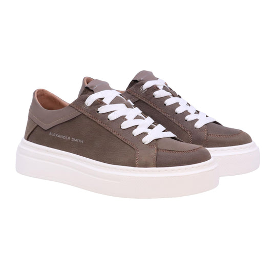 Alexander Smith Regent Man sneaker uomo in nabuk dark grey