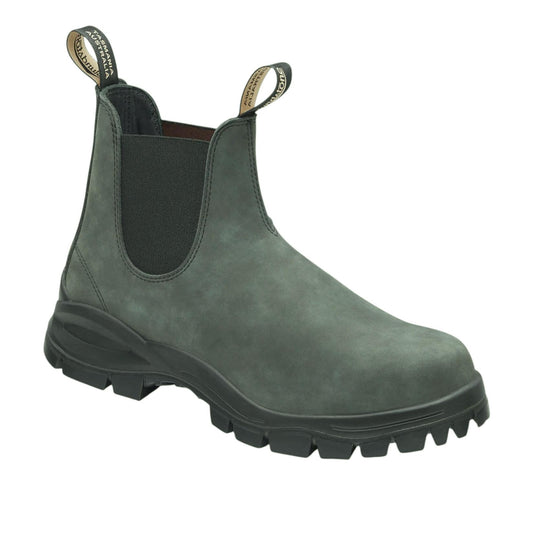 Blundstone 2238 Chelsea Boot unisex in pelle nera rustica