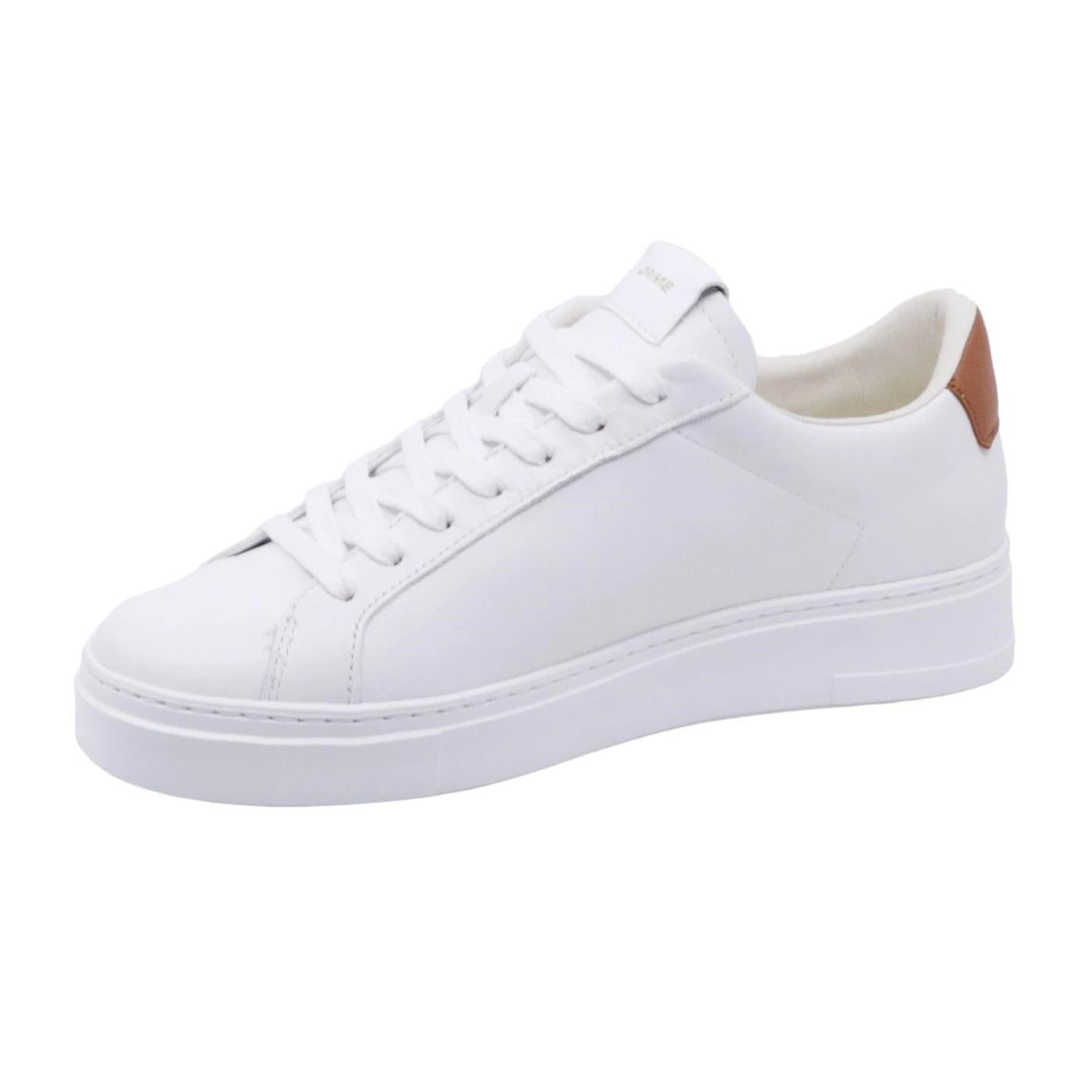 Sneaker uomo Crime London modello Extralight in morbida pelle bianca