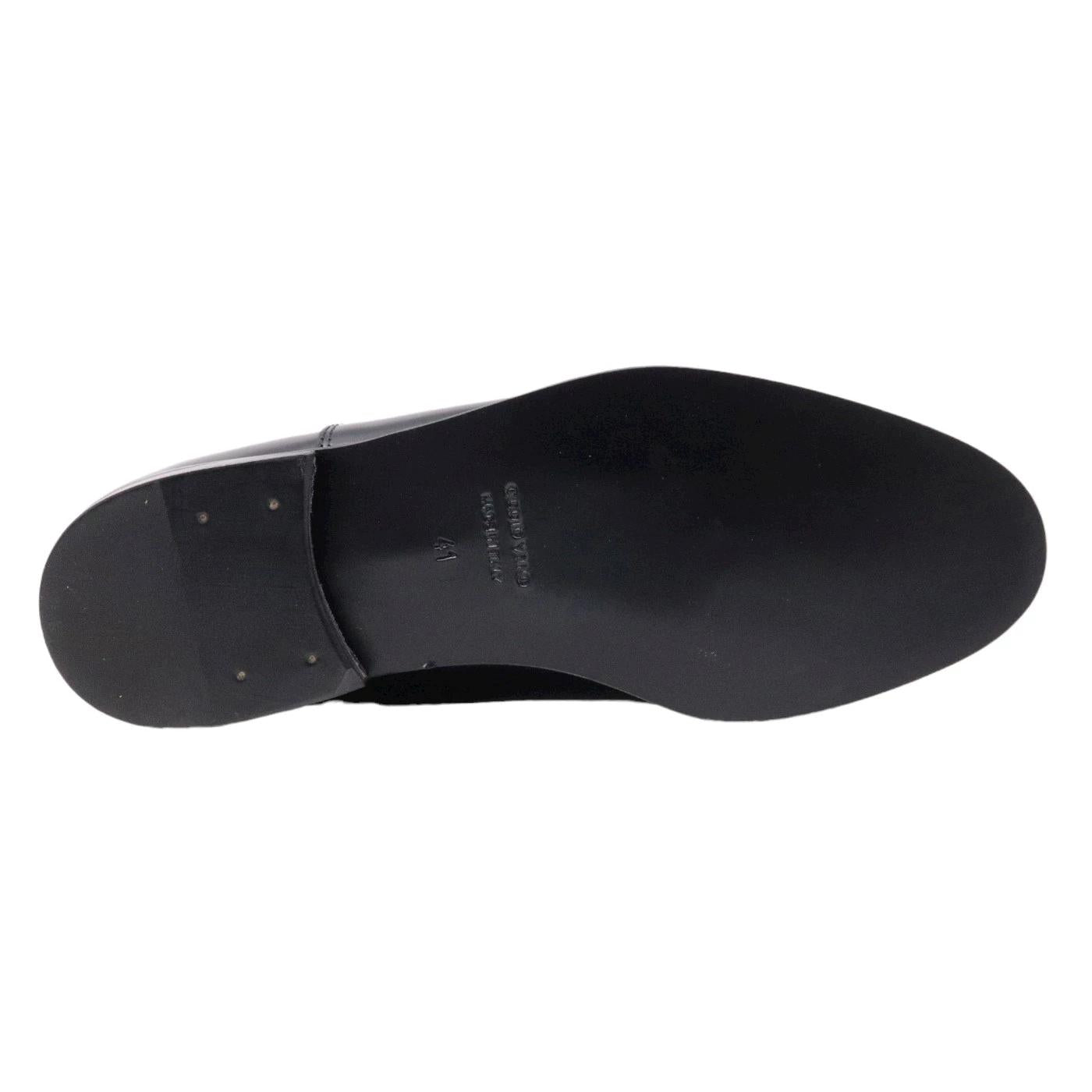 Scarpa Oxford Antica Cuoieria 22552 da uomo in pelle nera